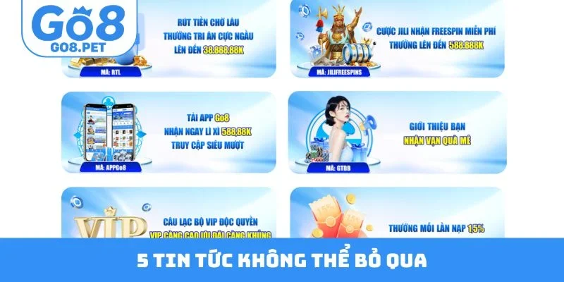 5 tin tức hấp dẫn không thể bỏ qua
